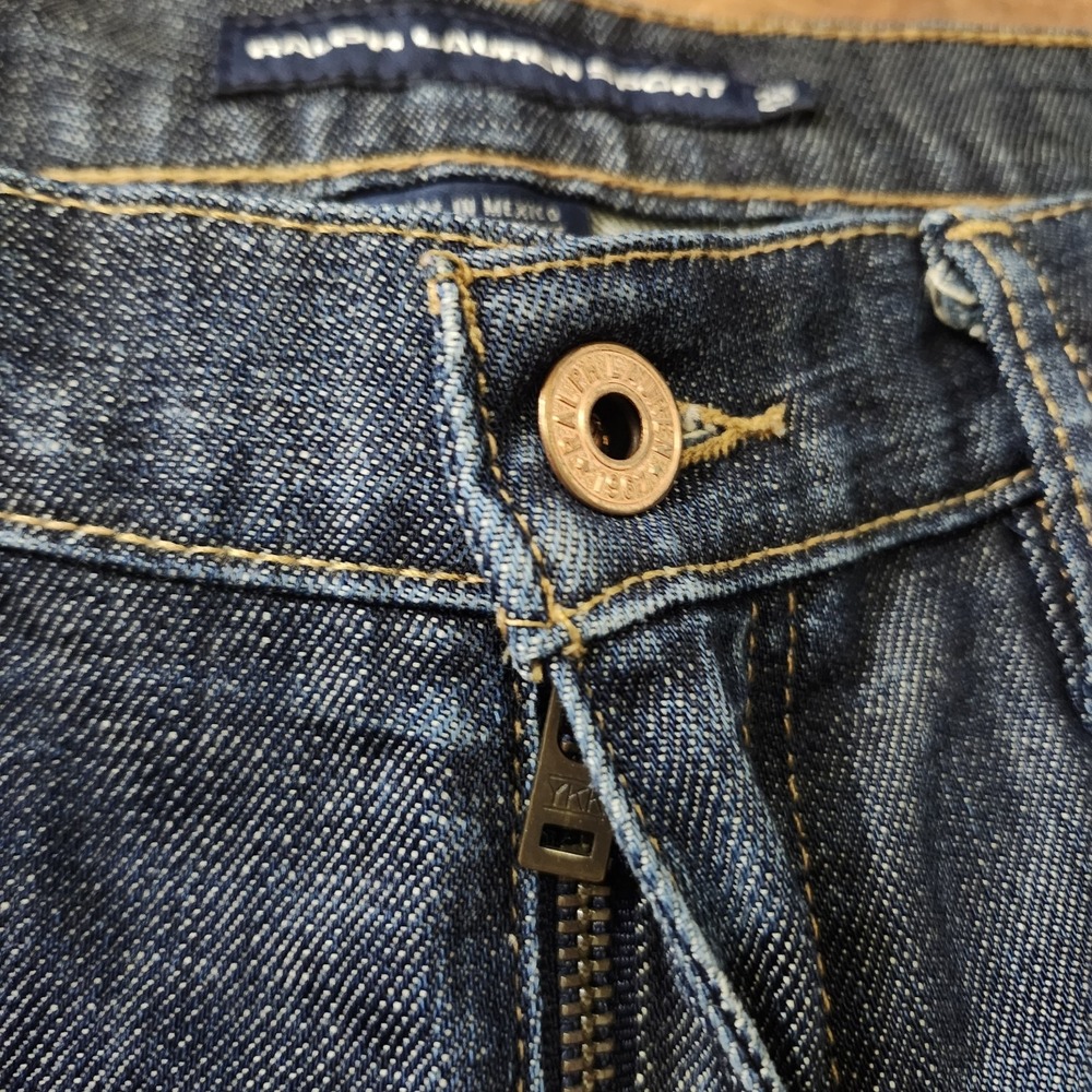 Ralph Lauren Sport Dark Wash Denim Jean Shorts Womens Size 29 - Picture 11 of 13